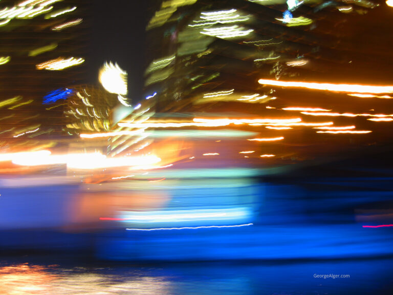 Abstract Night River