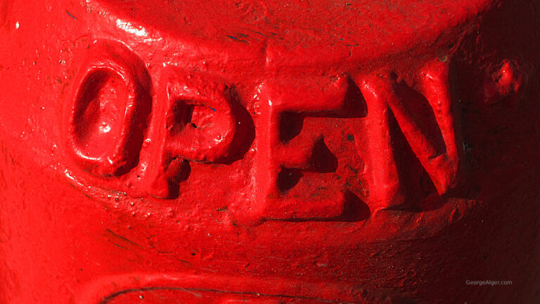 Open Red, by George Alger