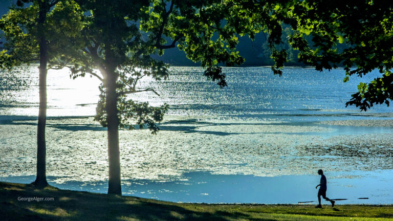 Lakeside End Of Summer, by George Alger