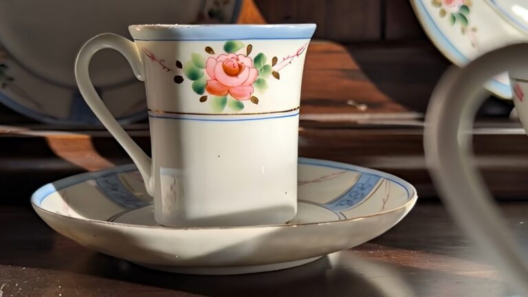 Hand-Painted Porcelain Art. Video by George Alger